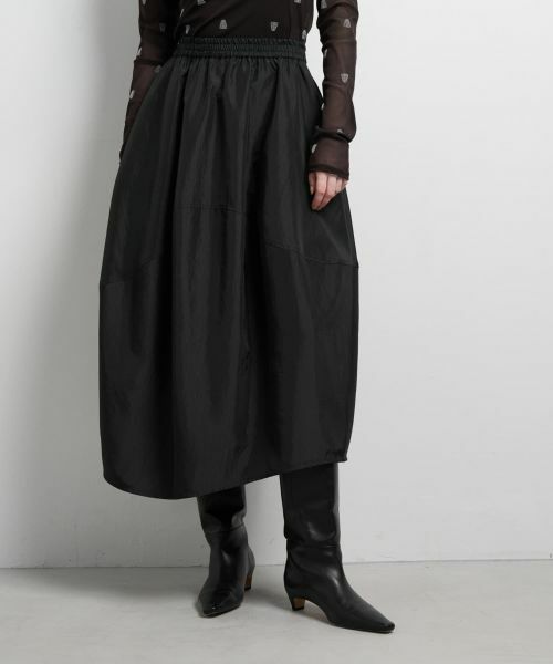 LANVIN en Bleu / ランバン オン ブルー ロング・マキシ丈スカート | アシンメコクーンタフタスカート | 詳細18