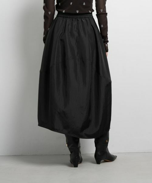 LANVIN en Bleu / ランバン オン ブルー ロング・マキシ丈スカート | アシンメコクーンタフタスカート | 詳細20