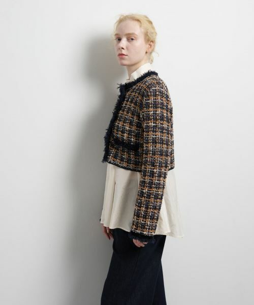 LANVIN en Bleu / ランバン オン ブルー カーディガン・ボレロ | ニットツイードジャケット | 詳細13