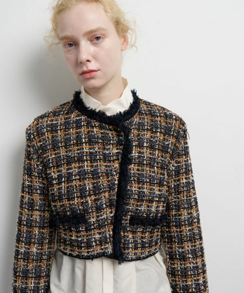 LANVIN en Bleu / ランバン オン ブルー カーディガン・ボレロ | ニットツイードジャケット | 詳細15