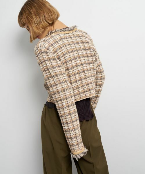 LANVIN en Bleu / ランバン オン ブルー カーディガン・ボレロ | ニットツイードジャケット | 詳細6