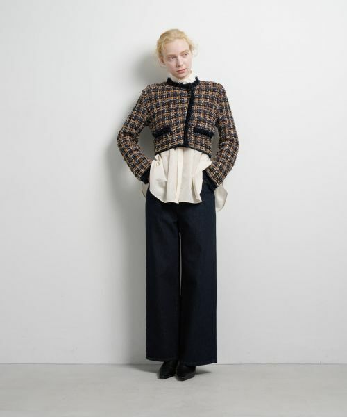 LANVIN en Bleu / ランバン オン ブルー カーディガン・ボレロ | ニットツイードジャケット | 詳細8