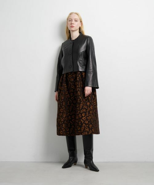 LANVIN en Bleu / ランバン オン ブルー テーラードジャケット | ラムレザーショートジャケット | 詳細1