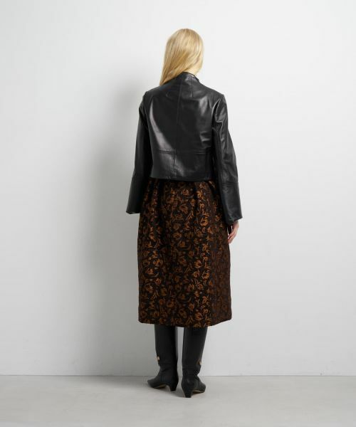 LANVIN en Bleu / ランバン オン ブルー テーラードジャケット | ラムレザーショートジャケット | 詳細3