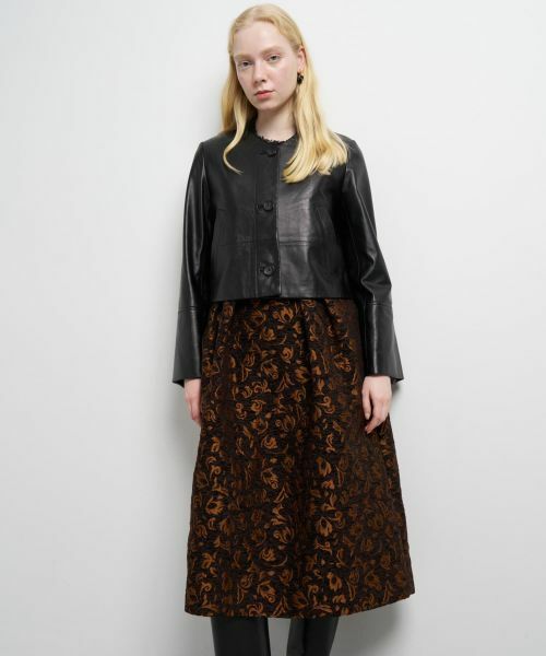 LANVIN en Bleu / ランバン オン ブルー テーラードジャケット | ラムレザーショートジャケット | 詳細4