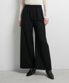 LANVIN en Bleu / ランバン オン ブルー その他パンツ | ウールツイルゴムワイドパンツ