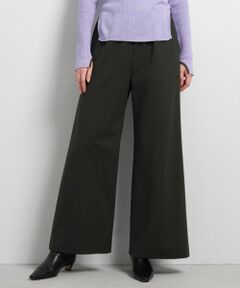 LANVIN en Bleu / ランバン オン ブルー その他パンツ | ウールツイルゴムワイドパンツ