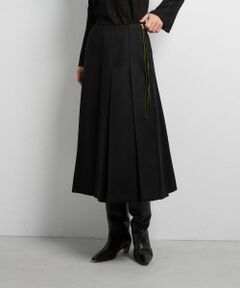 LANVIN en Bleu / ランバン オン ブルー ロング・マキシ丈スカート | カルゼステッチプリーツスカート