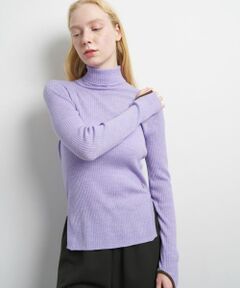 LANVIN en Bleu / ランバン オン ブルー ニット・セーター | カラーポイントリブタートル