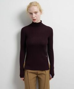 LANVIN en Bleu / ランバン オン ブルー ニット・セーター | カラーポイントリブタートル