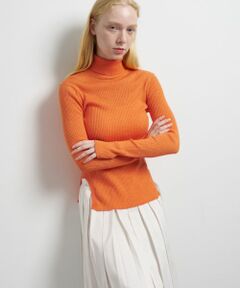 LANVIN en Bleu / ランバン オン ブルー ニット・セーター | カラーポイントリブタートル