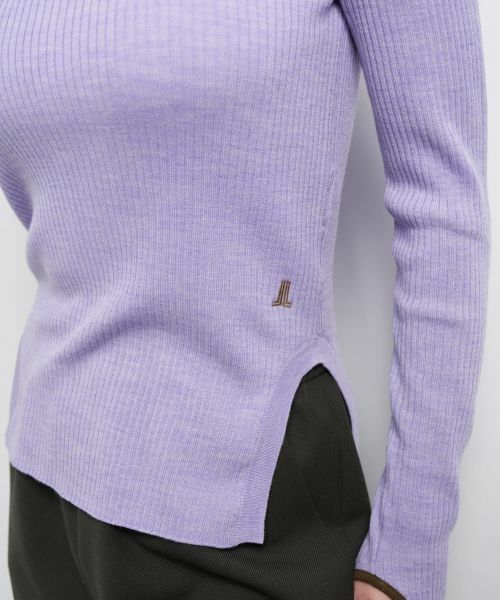 LANVIN en Bleu / ランバン オン ブルー ニット・セーター | カラーポイントリブタートル | 詳細16
