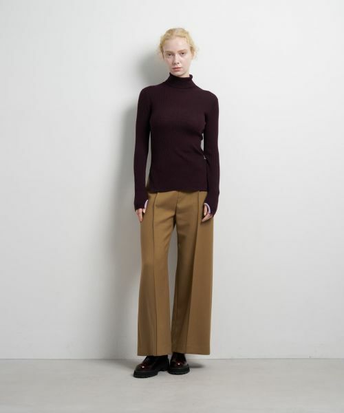 LANVIN en Bleu / ランバン オン ブルー ニット・セーター | カラーポイントリブタートル | 詳細18