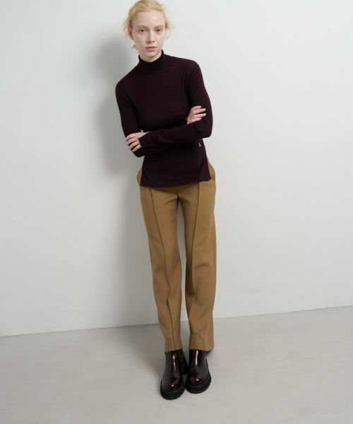 LANVIN en Bleu / ランバン オン ブルー ニット・セーター | カラーポイントリブタートル | 詳細19