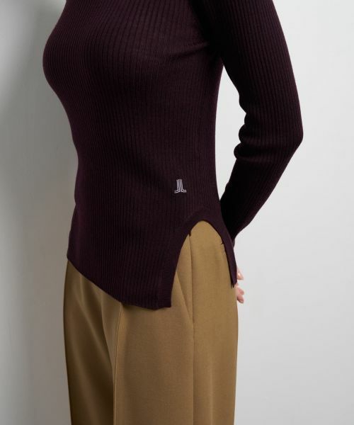LANVIN en Bleu / ランバン オン ブルー ニット・セーター | カラーポイントリブタートル | 詳細24