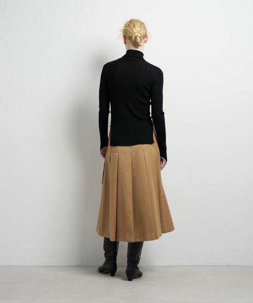 LANVIN en Bleu / ランバン オン ブルー ニット・セーター | カラーポイントリブタートル | 詳細3