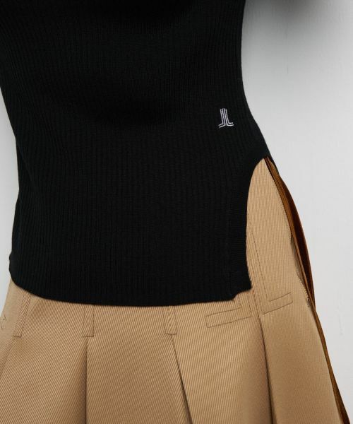 LANVIN en Bleu / ランバン オン ブルー ニット・セーター | カラーポイントリブタートル | 詳細8