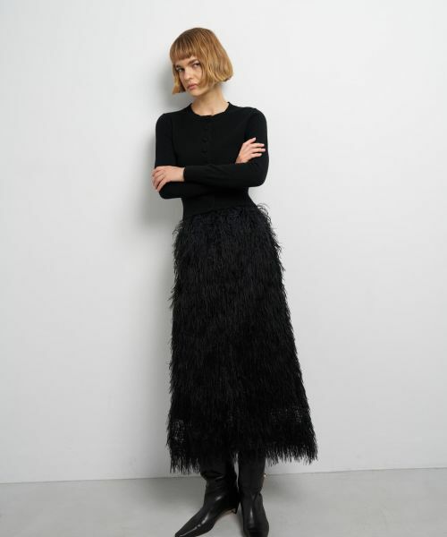 LANVIN en Bleu / ランバン オン ブルー カーディガン・ボレロ | ピュアカシミヤメニーボタンカーディガン | 詳細18