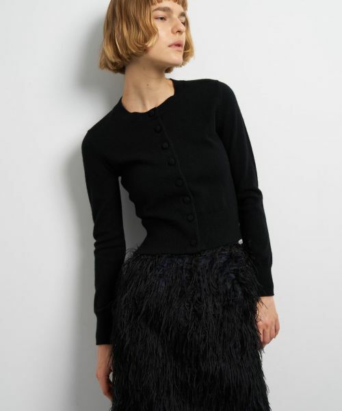 LANVIN en Bleu / ランバン オン ブルー カーディガン・ボレロ | ピュアカシミヤメニーボタンカーディガン | 詳細20