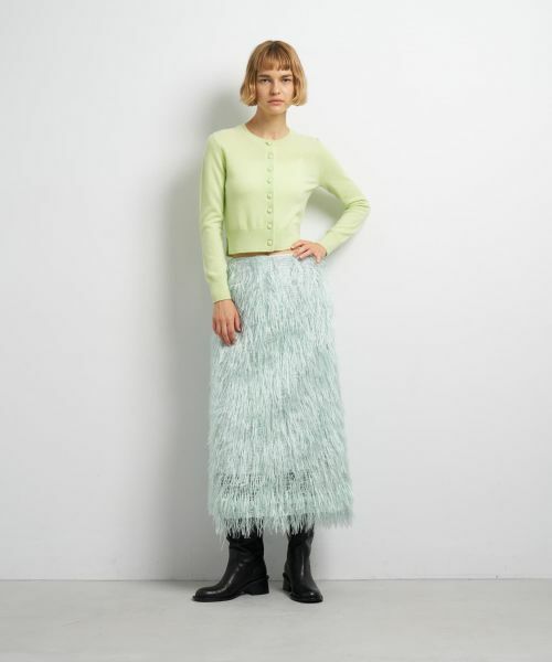 LANVIN en Bleu / ランバン オン ブルー カーディガン・ボレロ | ピュアカシミヤメニーボタンカーディガン | 詳細23