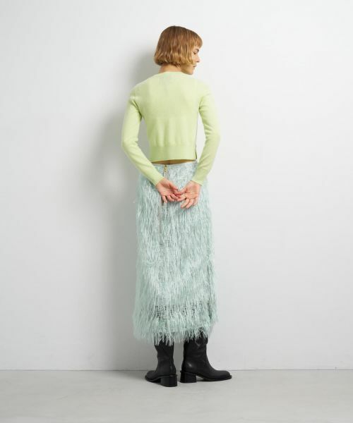 LANVIN en Bleu / ランバン オン ブルー カーディガン・ボレロ | ピュアカシミヤメニーボタンカーディガン | 詳細25