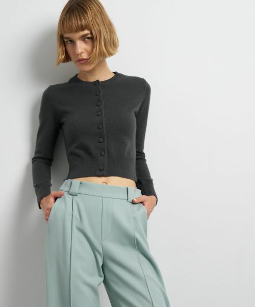 LANVIN en Bleu / ランバン オン ブルー カーディガン・ボレロ | ピュアカシミヤメニーボタンカーディガン | 詳細7