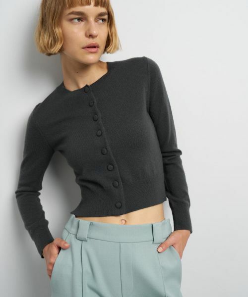 LANVIN en Bleu / ランバン オン ブルー カーディガン・ボレロ | ピュアカシミヤメニーボタンカーディガン | 詳細8