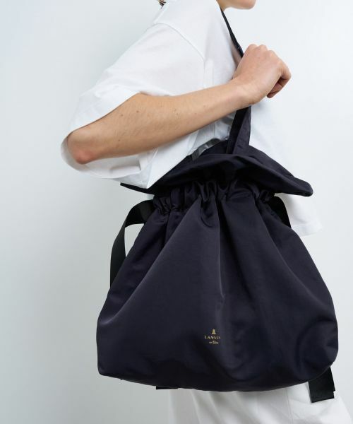 LANVIN en Bleu / ランバン オン ブルー その他小物 | グログランギャザートートバッグ | 詳細1
