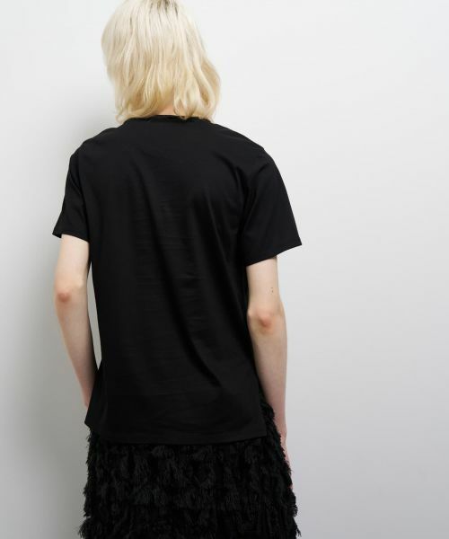 LANVIN en Bleu / ランバン オン ブルー Tシャツ | フラワービーズ刺繍Ｔシャツ | 詳細12