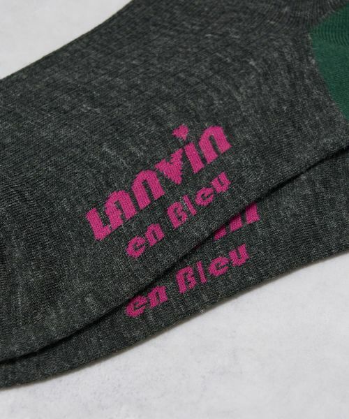 LANVIN en Bleu / ランバン オン ブルー その他小物 | 針抜きロゴポイントソックス | 詳細1