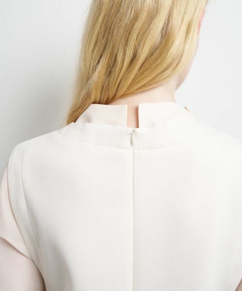 LANVIN en Bleu / ランバン オン ブルー ドレス | ダンボールコンビワンピース | 詳細5