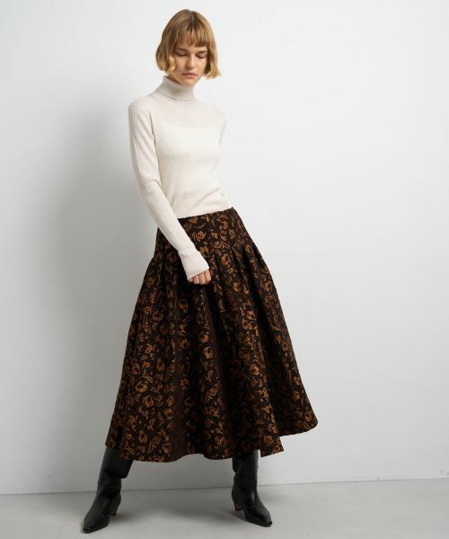 LANVIN en Bleu / ランバン オン ブルー ロング・マキシ丈スカート | ジャガードスカート | 詳細1