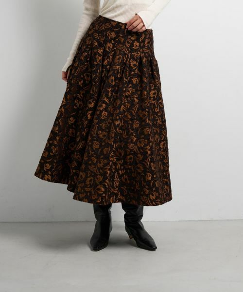 LANVIN en Bleu / ランバン オン ブルー ロング・マキシ丈スカート | ジャガードスカート | 詳細4