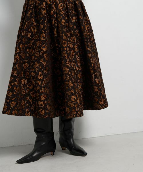 LANVIN en Bleu / ランバン オン ブルー ロング・マキシ丈スカート | ジャガードスカート | 詳細7