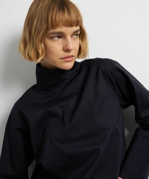 LANVIN en Bleu / ランバン オン ブルー シャツ・ブラウス | スタンドカラープルオーバーブラウス | 詳細16