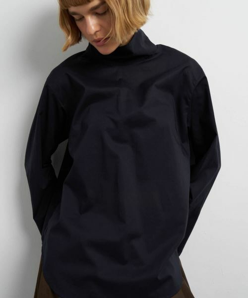 LANVIN en Bleu / ランバン オン ブルー シャツ・ブラウス | スタンドカラープルオーバーブラウス | 詳細17