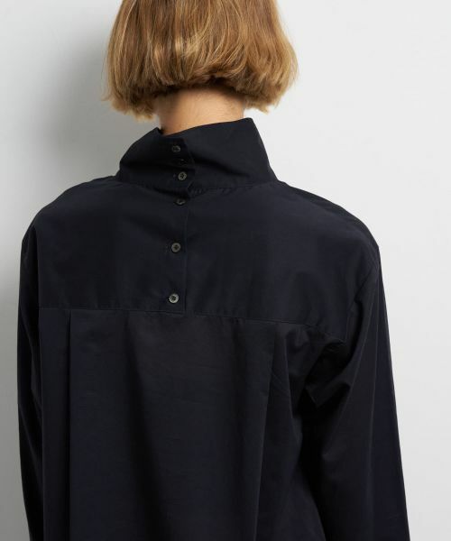 LANVIN en Bleu / ランバン オン ブルー シャツ・ブラウス | スタンドカラープルオーバーブラウス | 詳細18