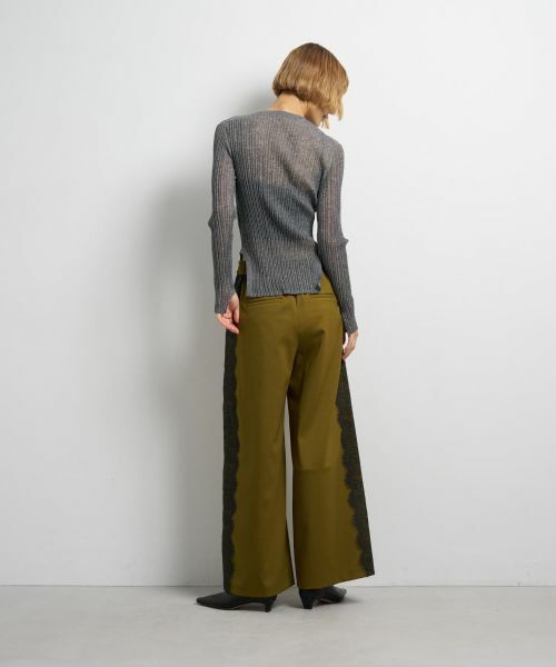 LANVIN en Bleu / ランバン オン ブルー ニット・セーター | メランジシアーランダムリブニット | 詳細16