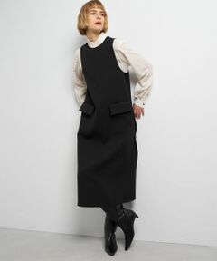 LANVIN en Bleu / ランバン オン ブルー ドレス | トリプルクロスフレアジャンスカワンピース