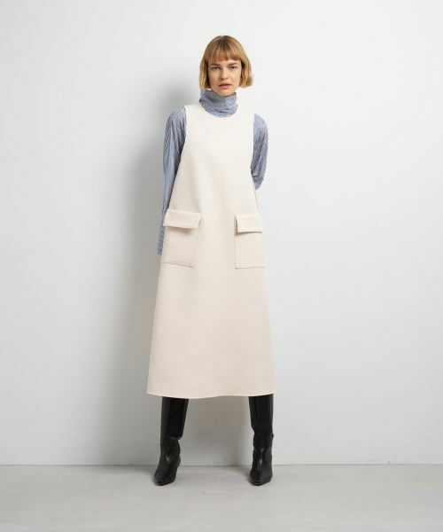 LANVIN en Bleu / ランバン オン ブルー ドレス | トリプルクロスフレアジャンスカワンピース | 詳細1