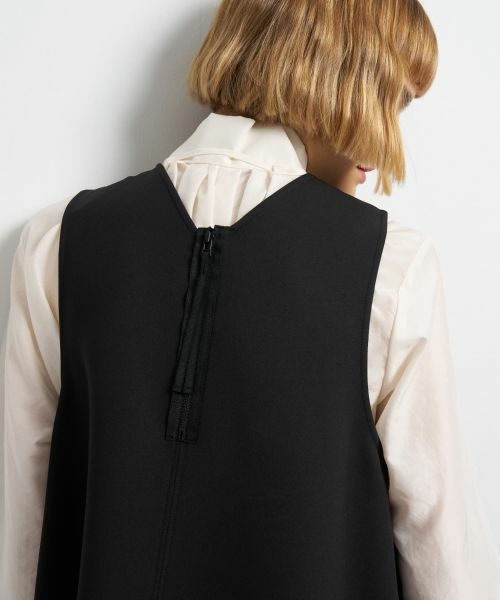 LANVIN en Bleu / ランバン オン ブルー ドレス | トリプルクロスフレアジャンスカワンピース | 詳細14