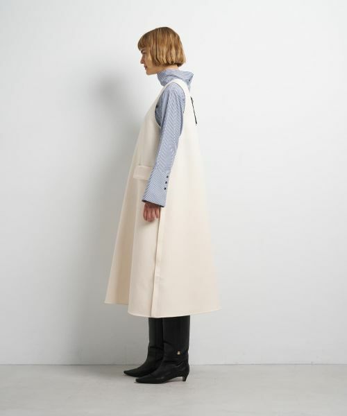 LANVIN en Bleu / ランバン オン ブルー ドレス | トリプルクロスフレアジャンスカワンピース | 詳細2