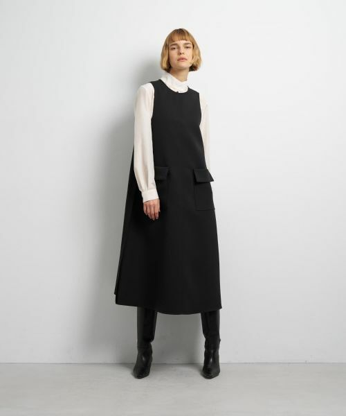 LANVIN en Bleu / ランバン オン ブルー ドレス | トリプルクロスフレアジャンスカワンピース | 詳細9