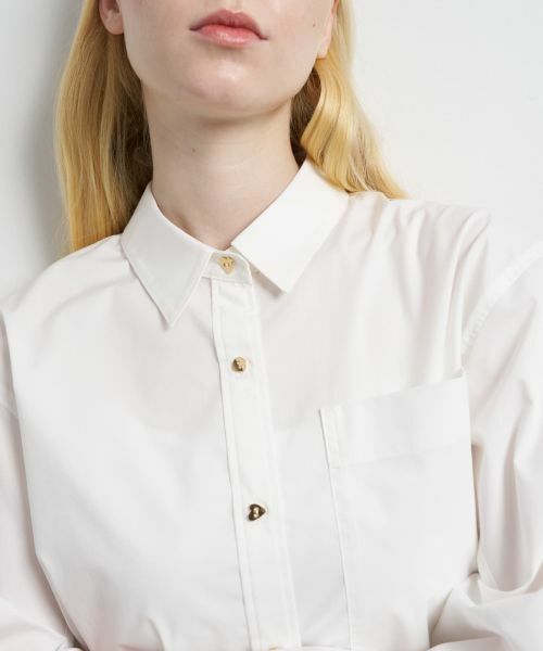 LANVIN en Bleu / ランバン オン ブルー シャツ・ブラウス | クロップドフレアシャツ | 詳細16