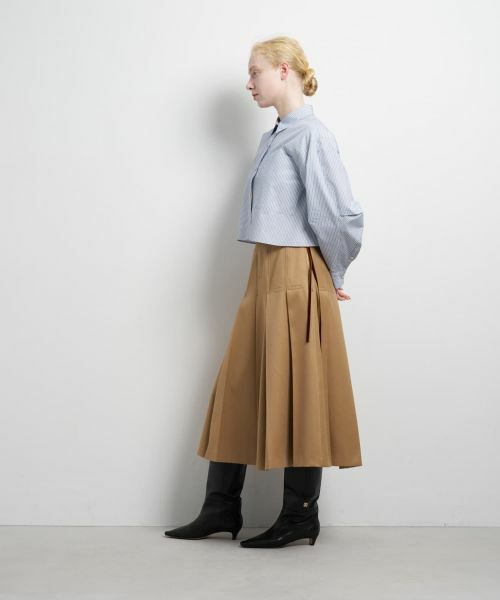 LANVIN en Bleu / ランバン オン ブルー シャツ・ブラウス | クロップドフレアシャツ | 詳細2