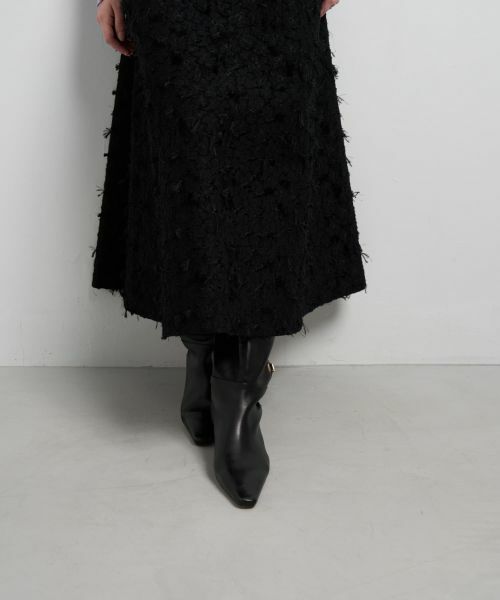 LANVIN en Bleu / ランバン オン ブルー ドレス | ハンドカットジャガードワンピース | 詳細15