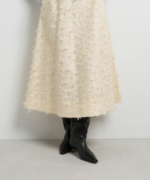 LANVIN en Bleu / ランバン オン ブルー ドレス | ハンドカットジャガードワンピース | 詳細7