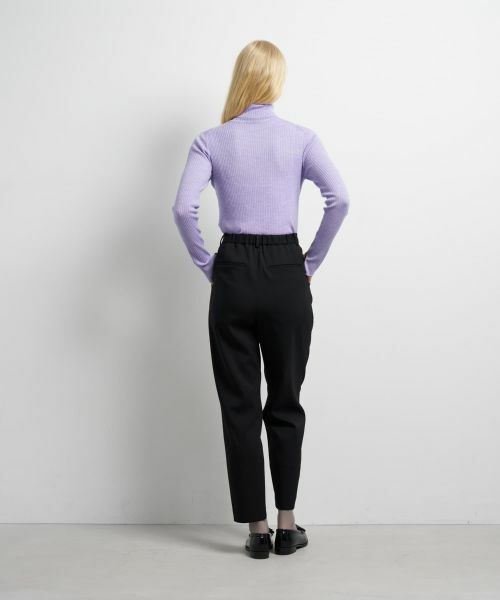 LANVIN en Bleu / ランバン オン ブルー その他パンツ | フロントタックテーパードパンツ | 詳細11