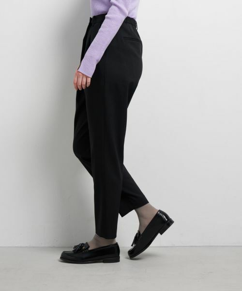 LANVIN en Bleu / ランバン オン ブルー その他パンツ | フロントタックテーパードパンツ | 詳細13