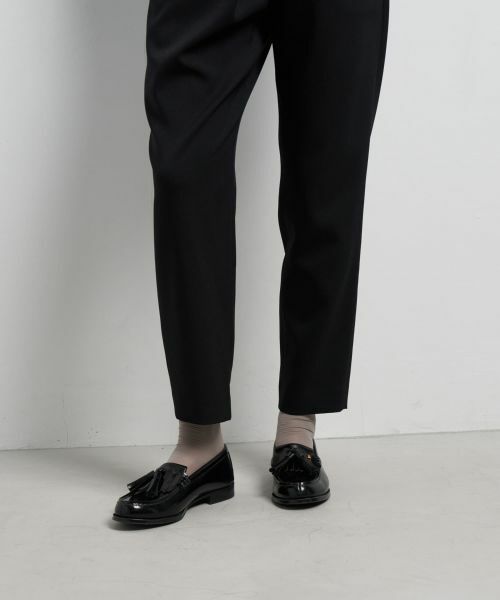 LANVIN en Bleu / ランバン オン ブルー その他パンツ | フロントタックテーパードパンツ | 詳細16